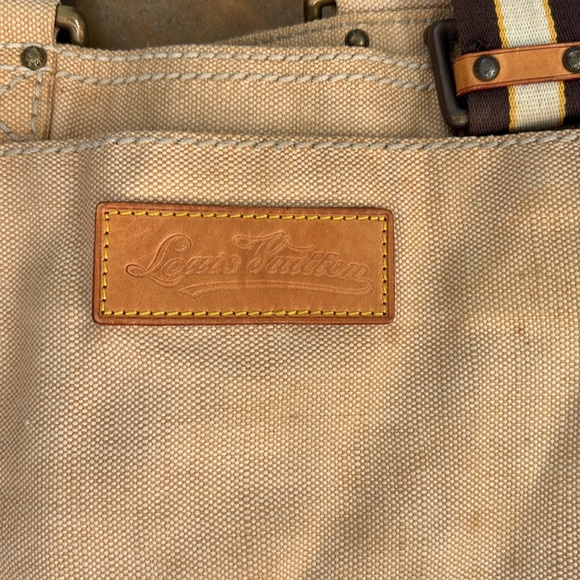 LOUIS VUITTON Cruise Line Globe Shopper PM Tote Bag, Handbag, Yellow, Natural - Picture 12 of 12